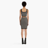 Geometric Jacquard two-piece dress Mini Dress Thusfar