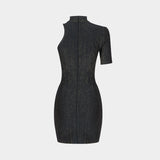Hollow Out Personalized Knitted Mini Dress Thusfar