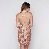 Ballroom Tassel Sequins Mini Dress Thusfar