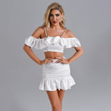 Pear Ruffled Skirt Sets Thusfar